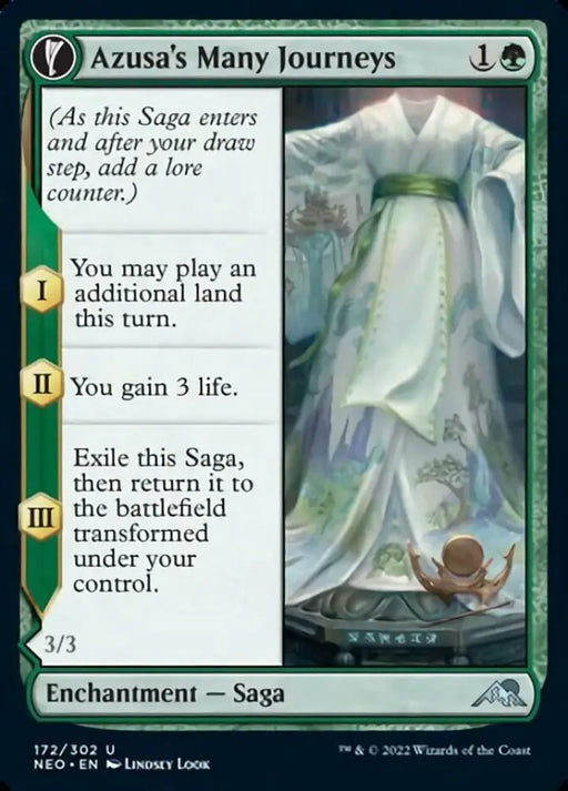 Azusa’s Many Journeys // Likeness of the Seeker [Kamigawa: Neon Dynasty] - MTG Single