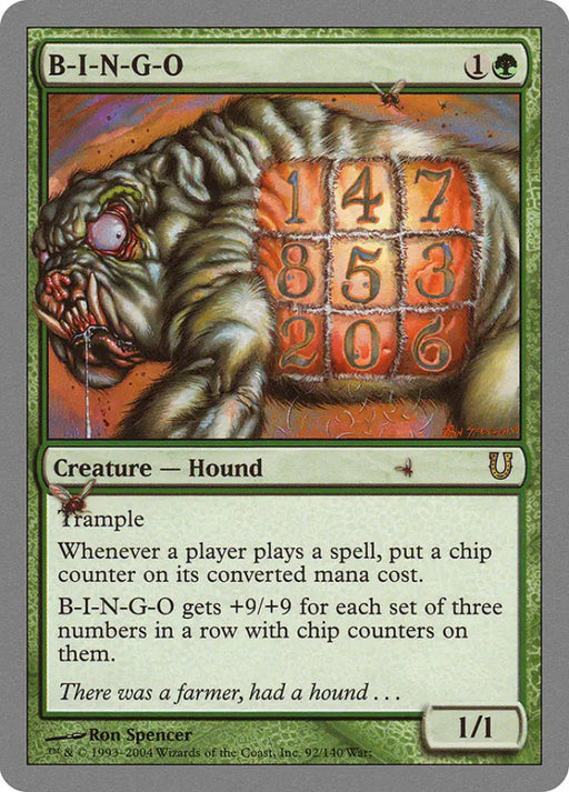 B-I-N-G-O [Unhinged] - MTG Single