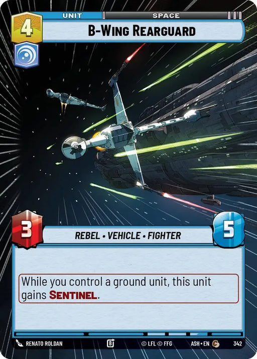 B-Wing Rearguard (Hyperspace) (342) [Ashes of the Empire]