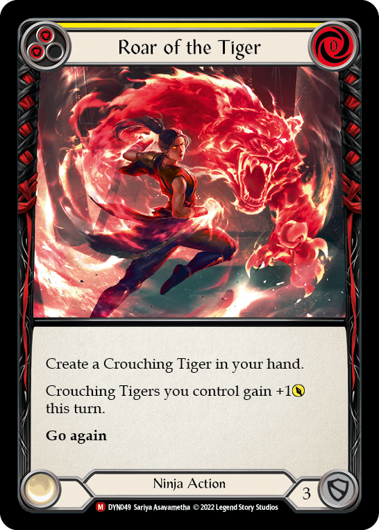 Roar of the Tiger [Dynasty] Rainbow Foil