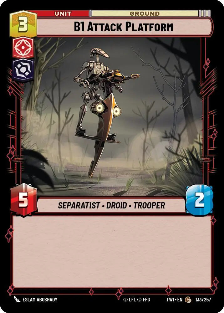 B1 Attack Platform (133/257) [Twilight of the Republic] - Star Wars: Unlimited Single