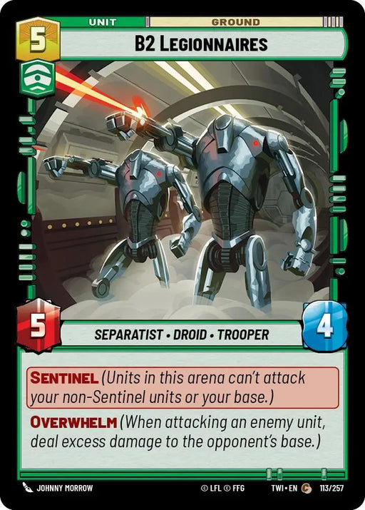 B2 Legionnaires (113/257) [Twilight of the Republic] - Star Wars: Unlimited Single