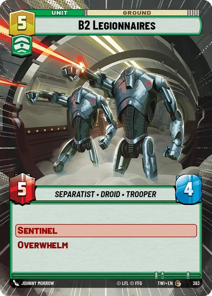 B2 Legionnaires (Hyperspace) (383) [Twilight of the Republic] - Star Wars: Unlimited Single
