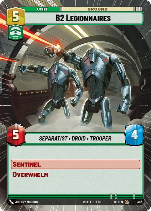 B2 Legionnaires (Hyperspace) (383) [Twilight of the Republic] - Star Wars: Unlimited Single