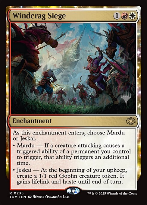 Windcrag Siege (235p) [Tarkir: Dragonstorm Promos]