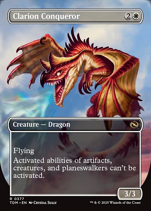 Clarion Conqueror // Clarion Conqueror (377) [Tarkir: Dragonstorm] Reverse