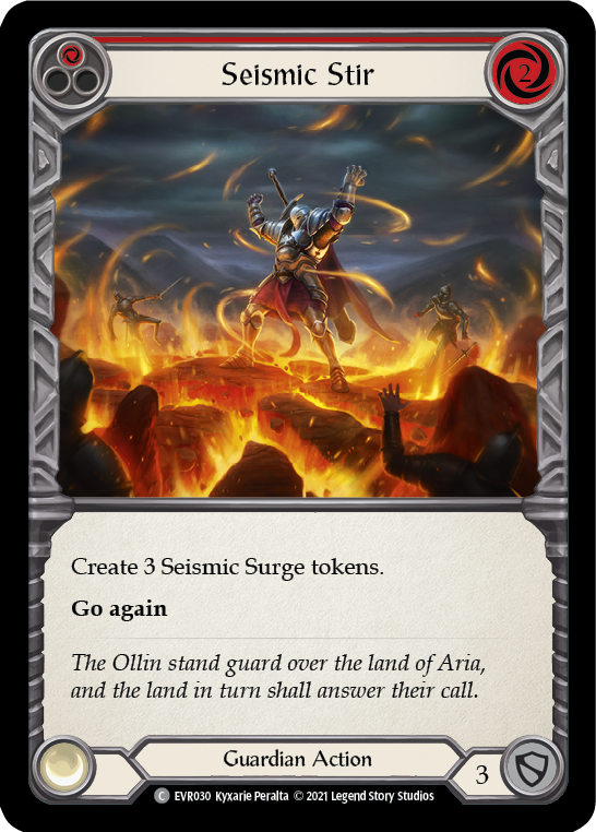 Seismic Stir (Red) [Everfest] 1st Edition Normal