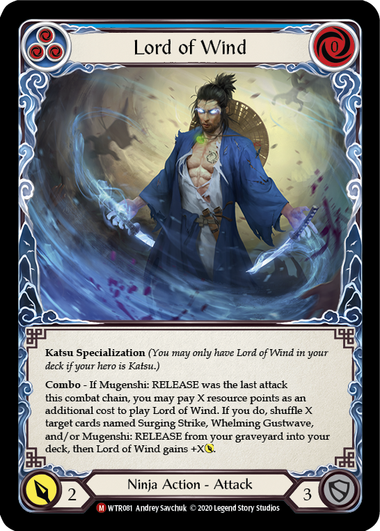 Lord of Wind [Welcome to Rathe Unlimited] Unlimited Rainbow Foil