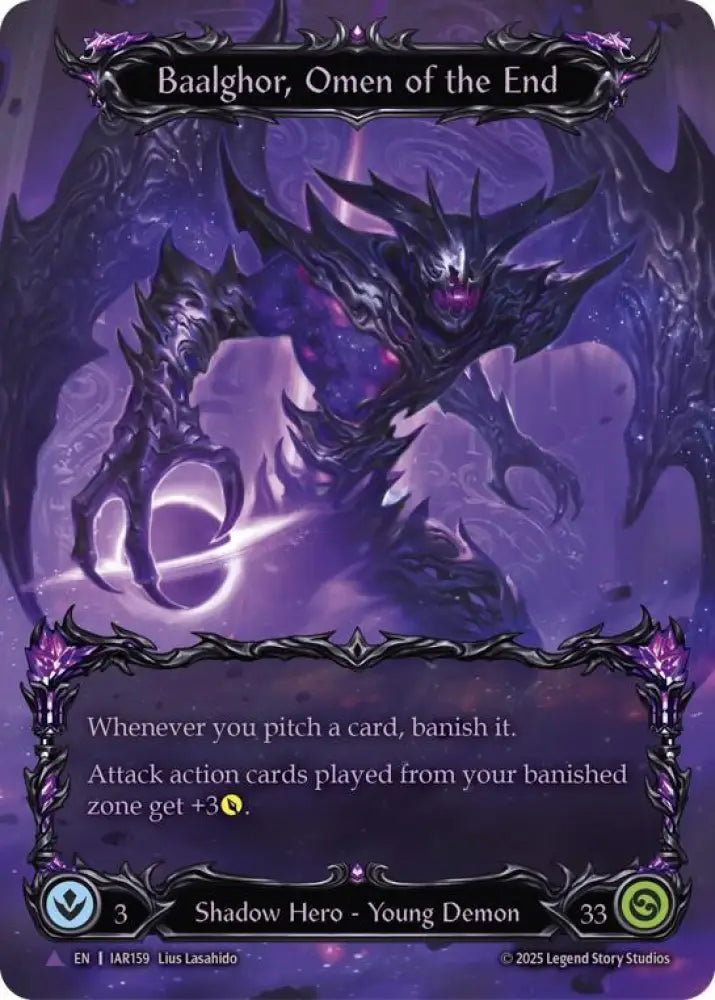 Baalghor, Omen of the End (Marvel) (IAR159-MV) [Omens of the Third Age]