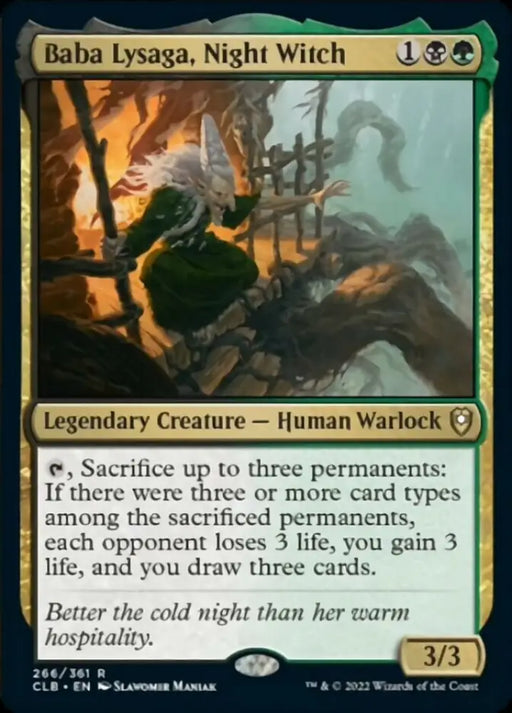 Baba Lysaga Night Witch [Commander Legends: Battle for Baldur’s Gate] - MTG Single