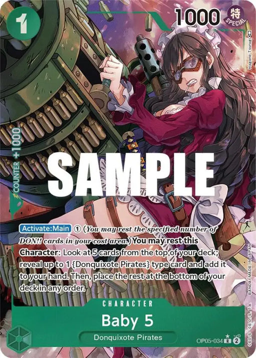 Baby 5 (034) (Alternate Art) (OP05-034) [Awakening of the New Era]