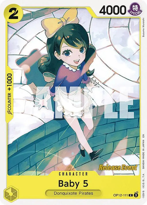 Baby 5 (111) (OP12-111) [Legacy of the Master Release Event Cards]