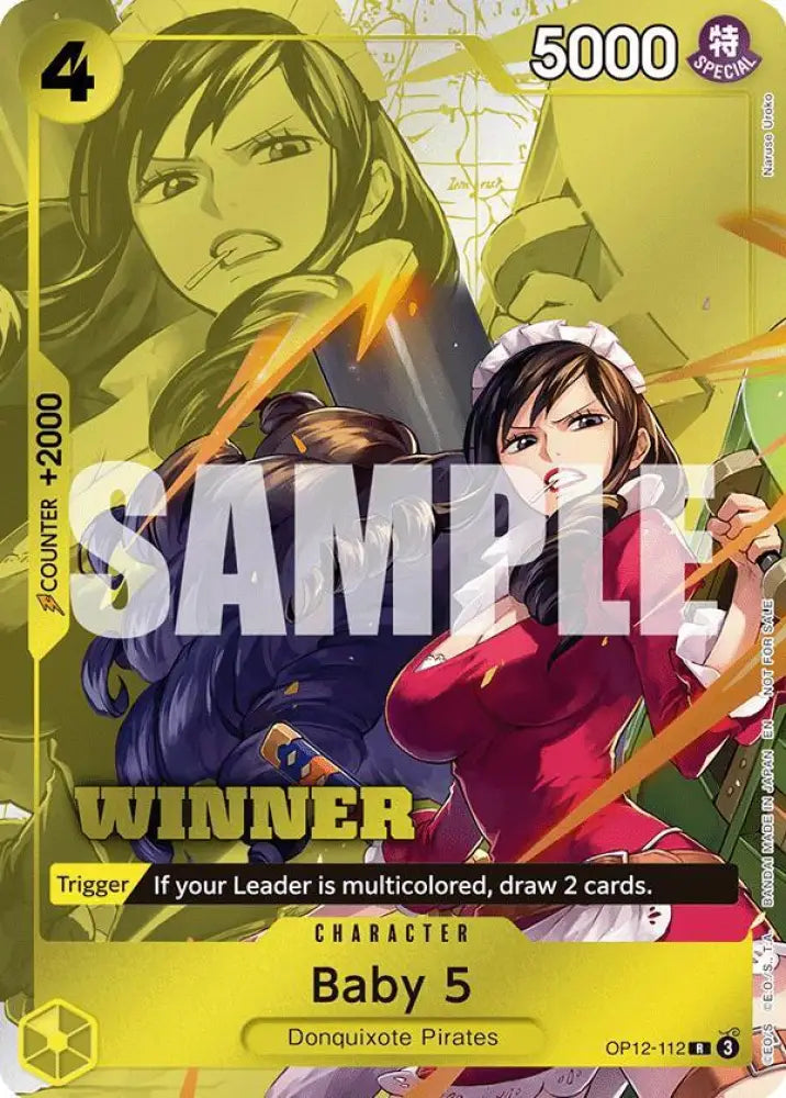 Baby 5 (Winner Pack 2026 Vol. 1) (OP12-112) [One Piece Promotion Cards]