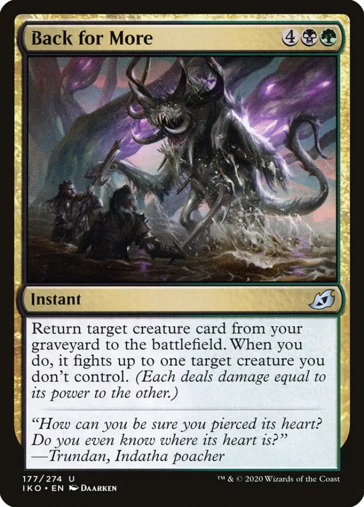 Back for More [Ikoria: Lair of Behemoths] - MTG Single