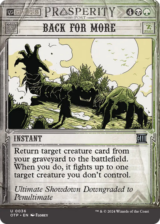 Back for More [Outlaws of Thunder Junction: Breaking News] - MTG Single
