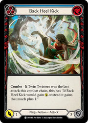 Back Heel Kick (Blue) [Outsiders] Rainbow Foil - Flesh And Blood Single
