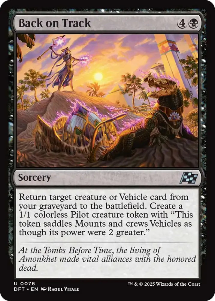 Back on Track [Aetherdrift] - MTG Single
