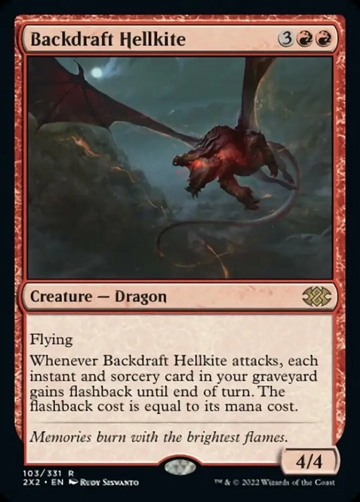 Backdraft Hellkite [Double Masters 2022] - MTG Single