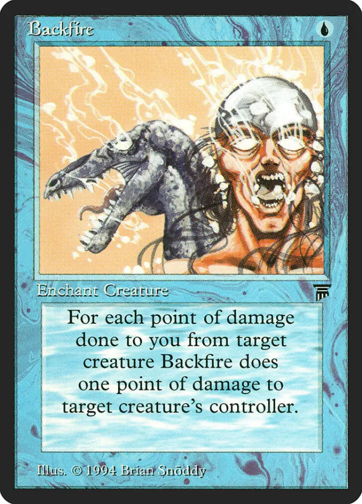Backfire [Legends] - MTG Single