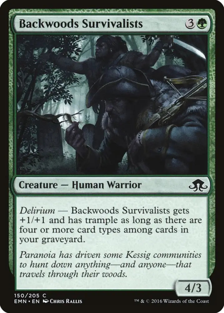 Backwoods Survivalists [Eldritch Moon] - MTG Single