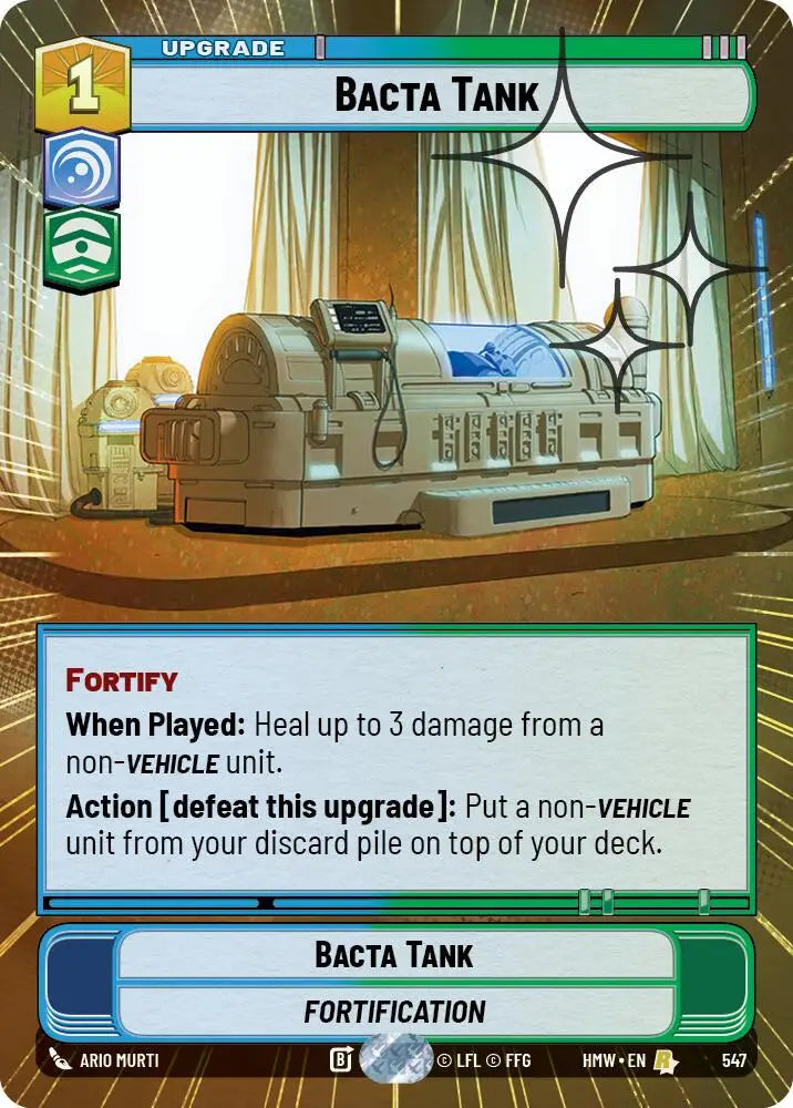 Bacta Tank (Hyperspace Foil) (547) [Homeworlds]