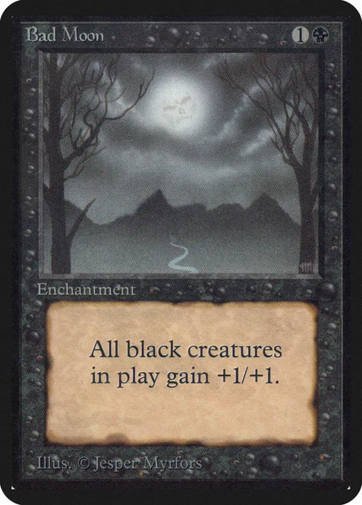Bad Moon [Alpha Edition] - MTG Single