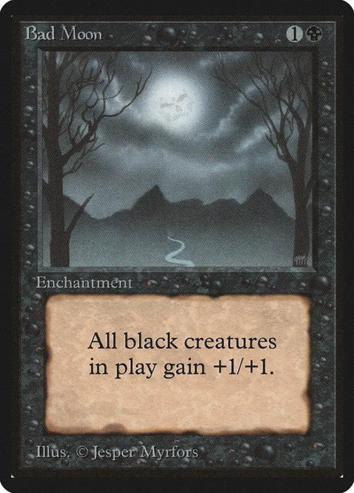 Bad Moon [Beta Edition] - MTG Single