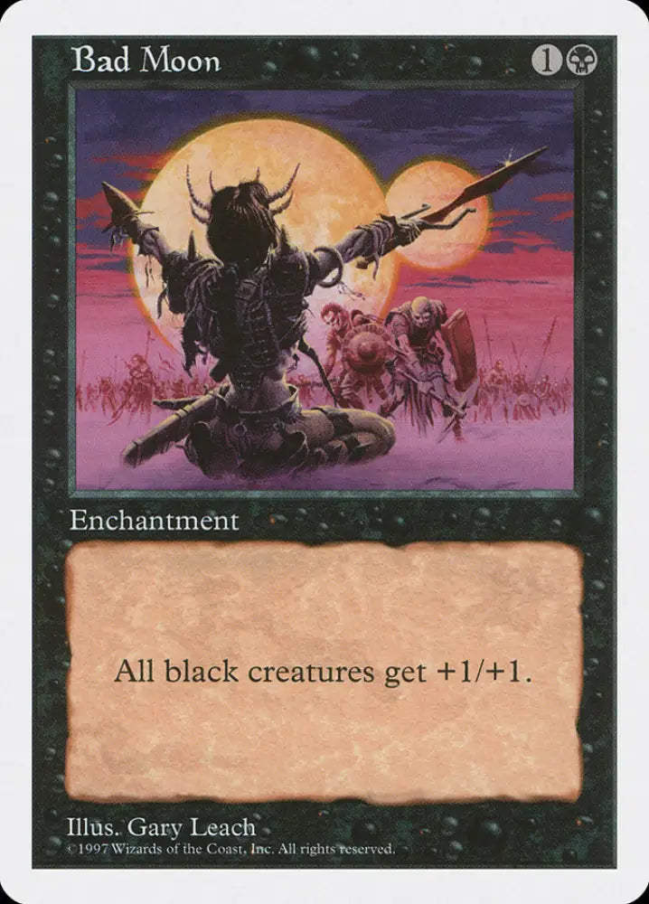 Bad Moon [Fifth Edition] - MTG Single