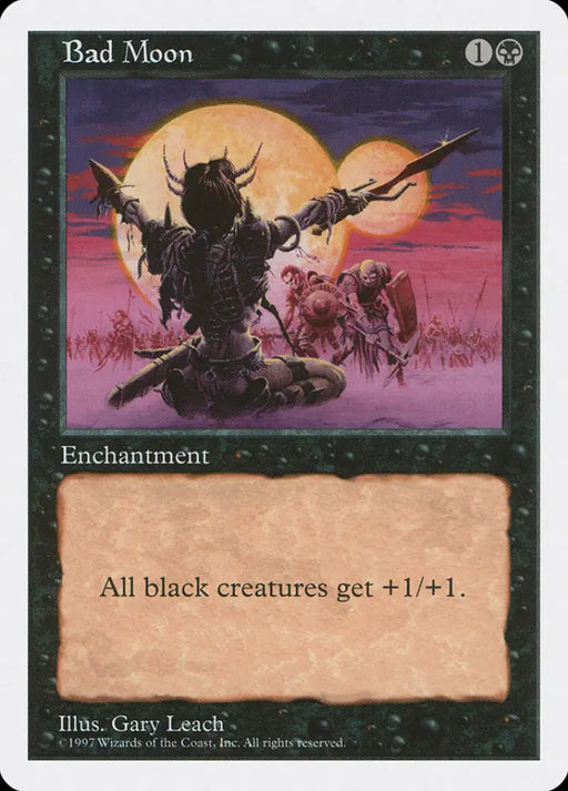 Bad Moon [Fifth Edition] - MTG Single