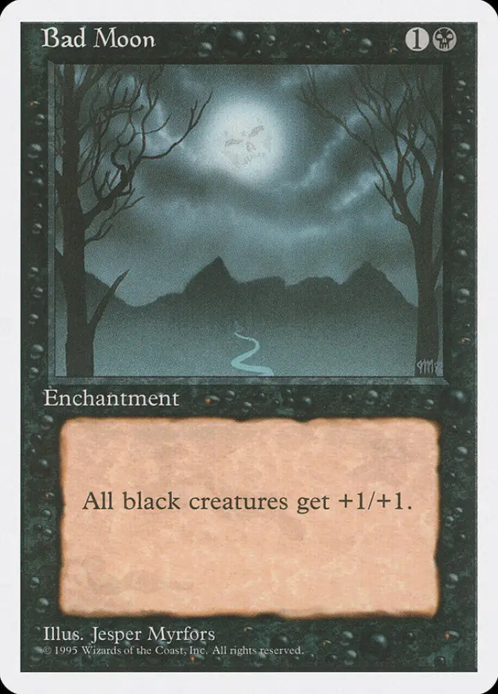 Bad Moon [Fourth Edition] - MTG Single