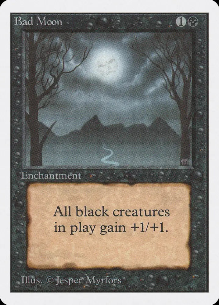 Bad Moon [Unlimited Edition] - MTG Single
