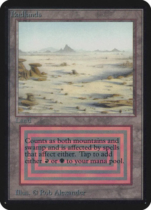 Badlands [Alpha Edition] - MTG Single