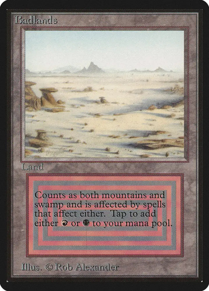 Badlands [Beta Edition] - MTG Single