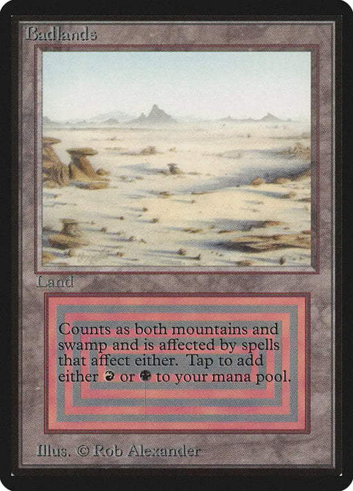 Badlands [Beta Edition] - MTG Single