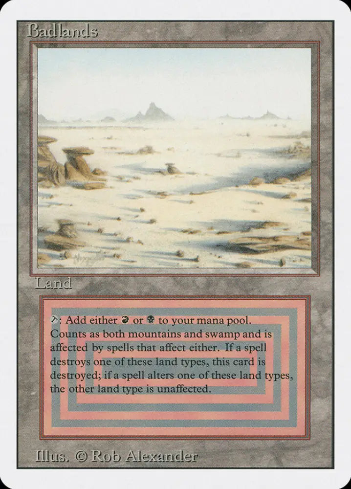 Badlands [Revised Edition] - MTG Single