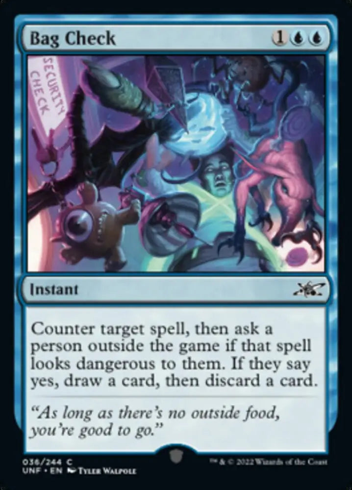 Bag Check [Unfinity] - MTG Single