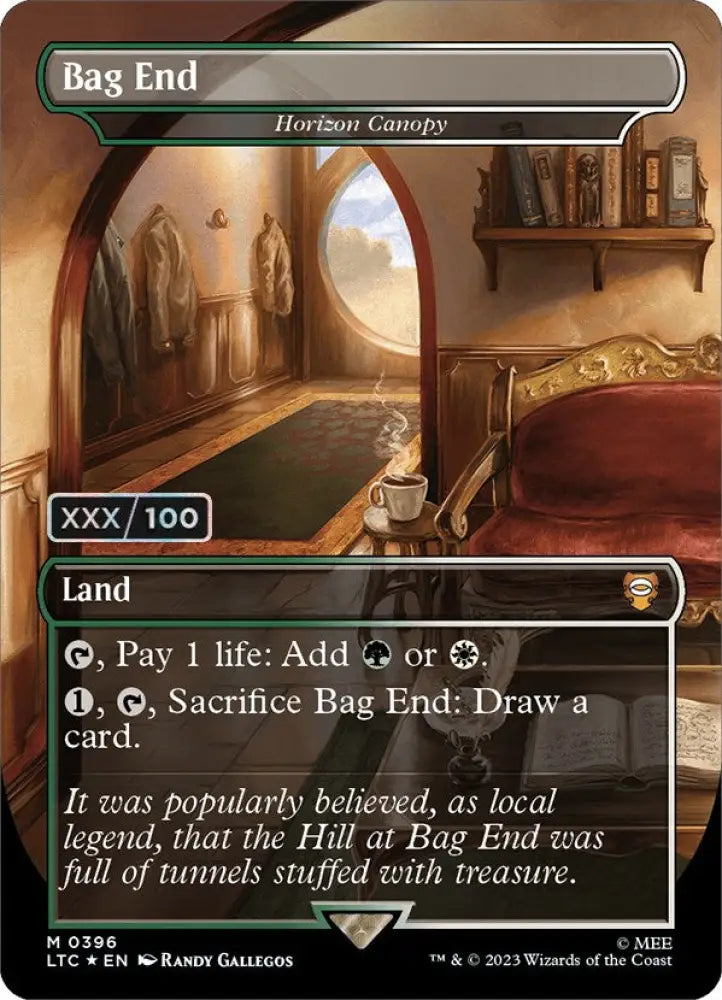 Bag End - Horizon Canopy (Serialized) [The Lord of the Rings: Tales of Middle-Earth Commander] - MTG Single