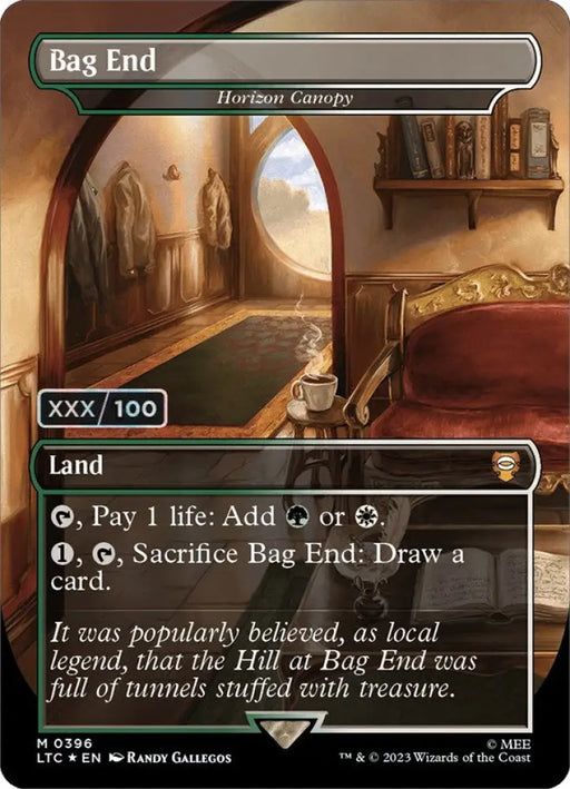 Bag End - Horizon Canopy (Serialized) [The Lord of the Rings: Tales of Middle-Earth Commander] - MTG Single