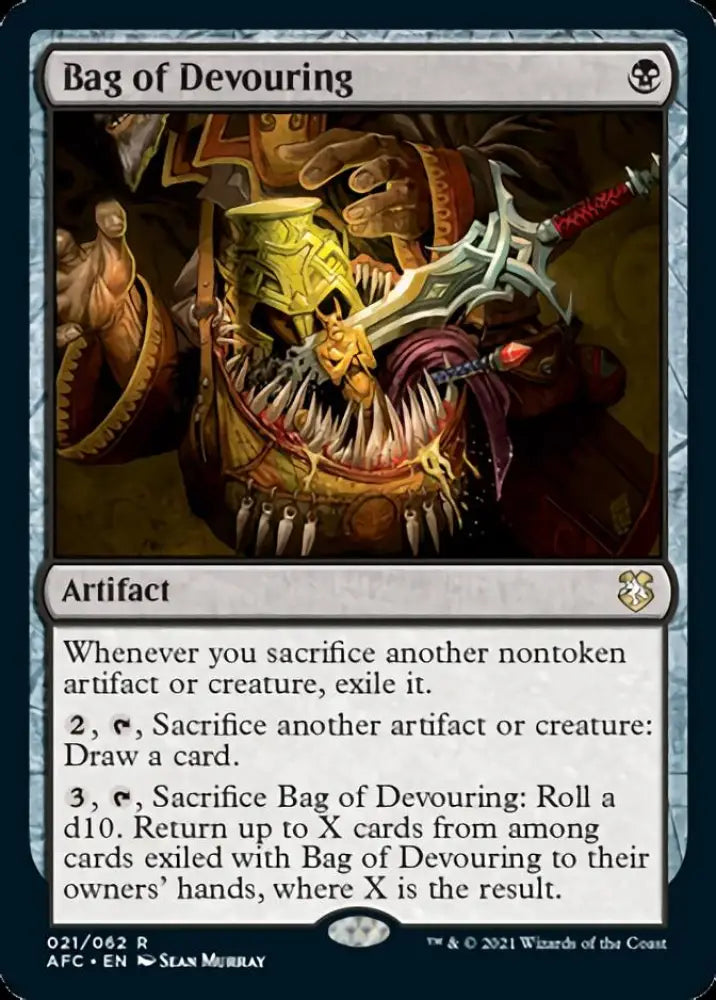Bag of Devouring [Dungeons & Dragons: Adventures in the Forgotten Realms Commander] - MTG Single
