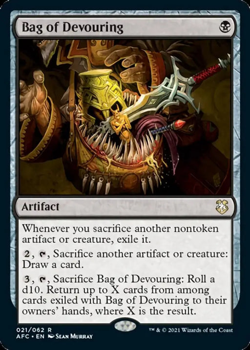 Bag of Devouring [Dungeons & Dragons: Adventures in the Forgotten Realms Commander] - MTG Single