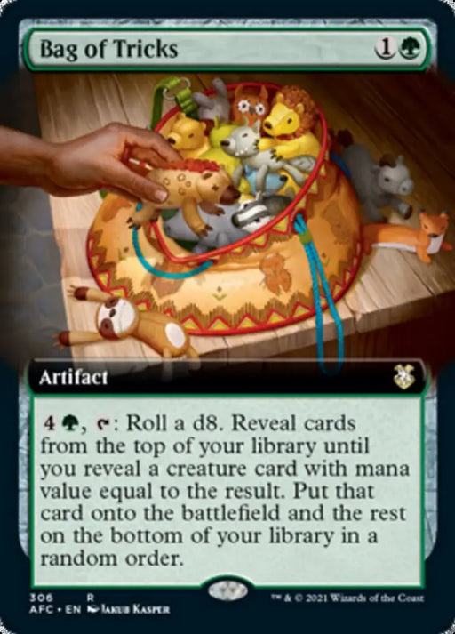 Bag of Tricks (Extended Art) [Dungeons & Dragons: Adventures in the Forgotten Realms Commander] - MTG Single