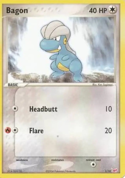 Bagon (1/10) [EX: Trainer Kit - Latias] - Pokemon Single