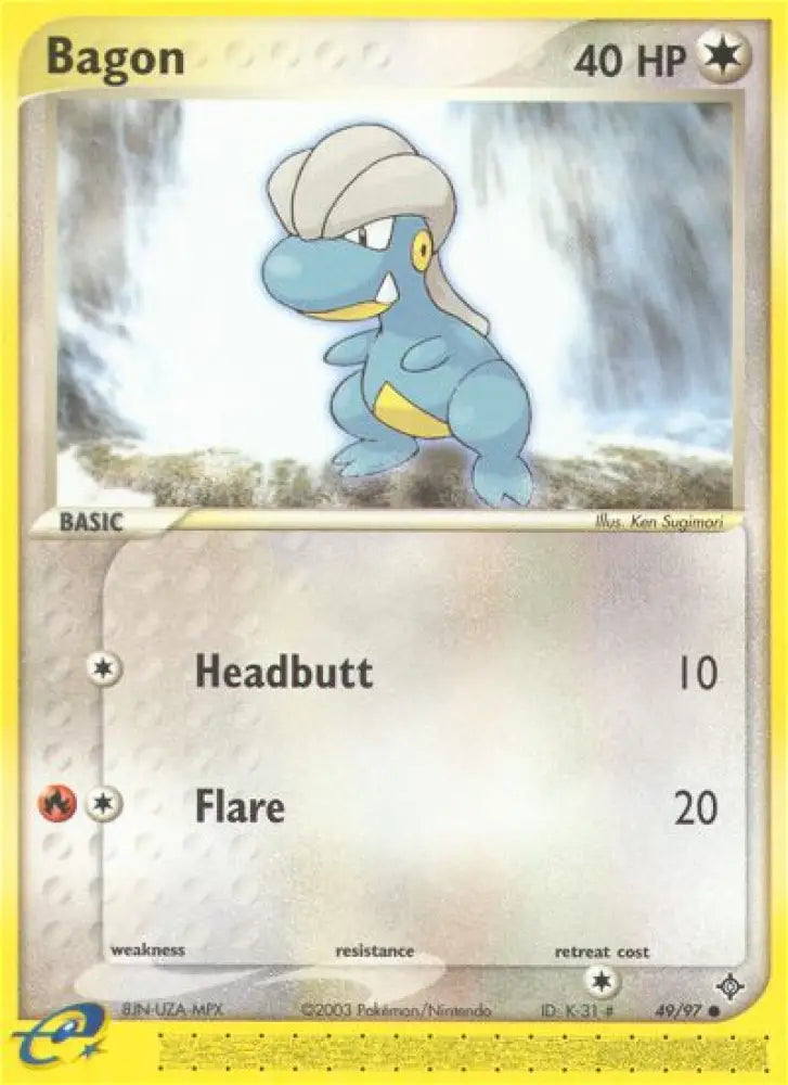 Bagon (49/97) [EX: Dragon] - Pokemon Single