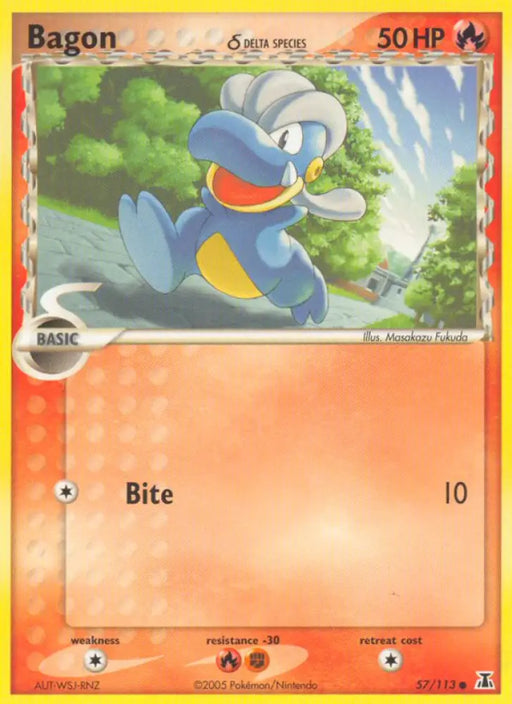 Bagon (57/113) (Delta Species) [EX: Delta Species] - Pokemon Single