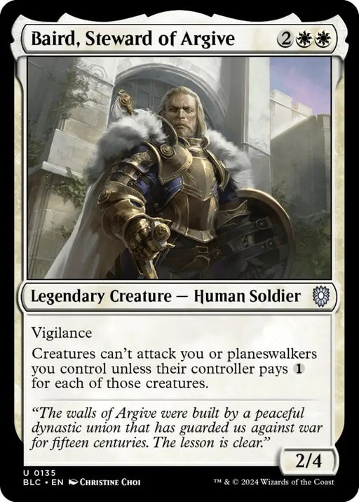 Baird Steward of Argive [Bloomburrow Commander] - MTG Single