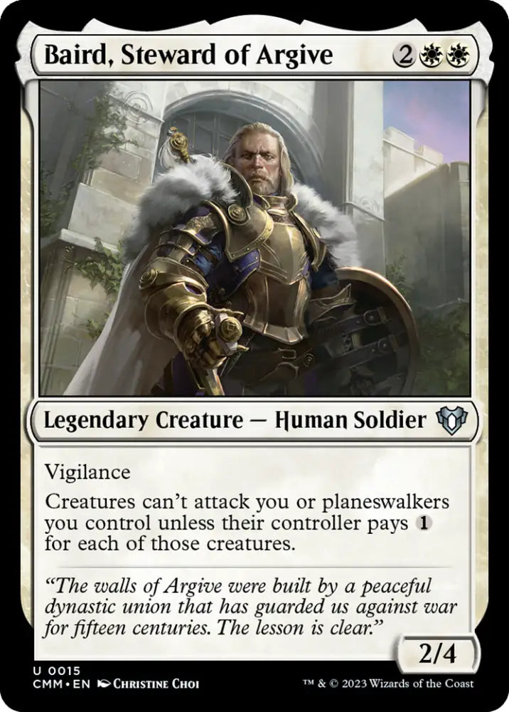 Baird Steward of Argive [Commander Masters] - MTG Single
