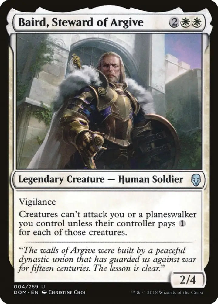 Baird Steward of Argive [Dominaria] - MTG Single