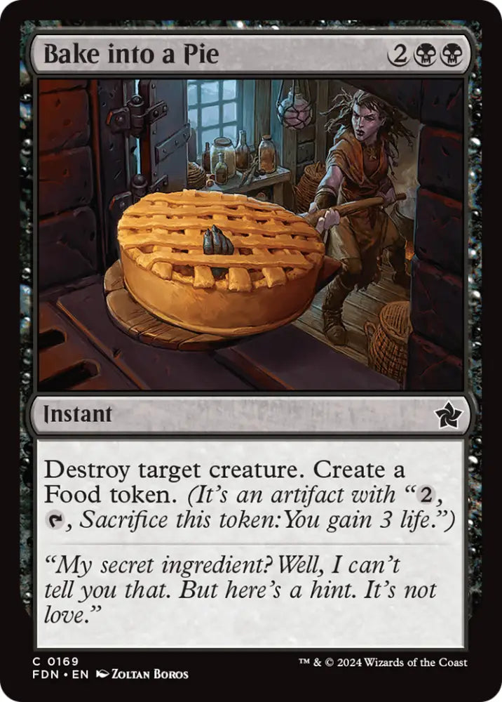 Bake into a Pie [Foundations] - MTG Single