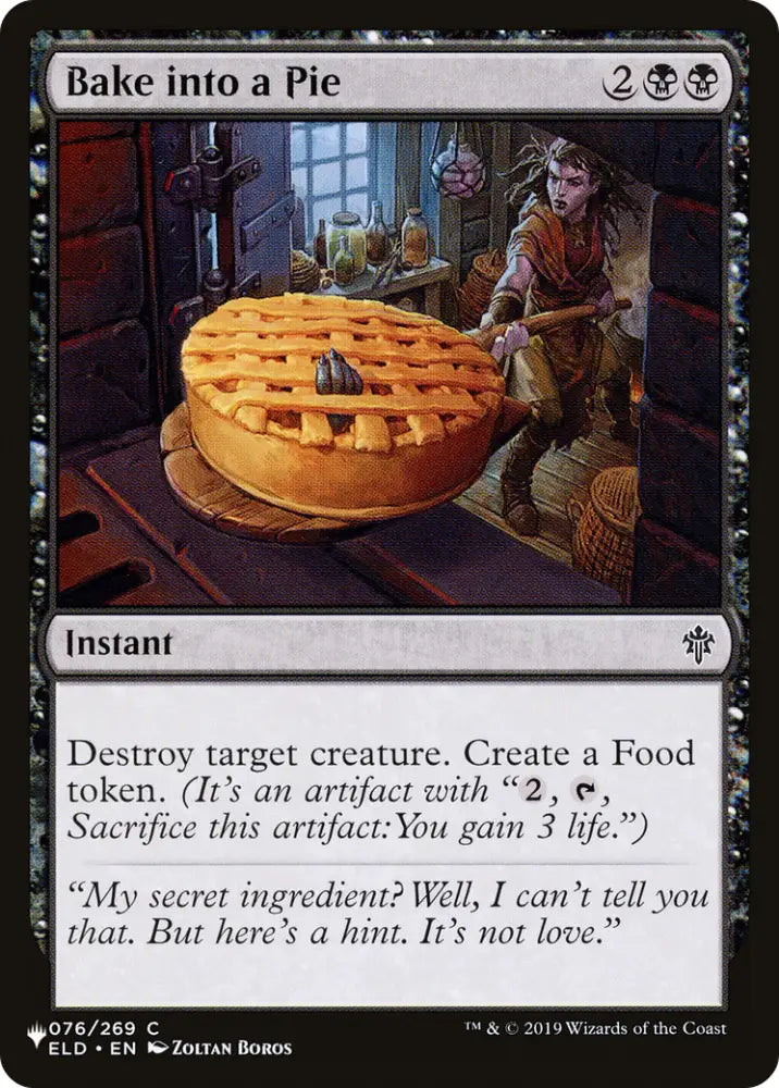 Bake into a Pie [The List] - MTG Single