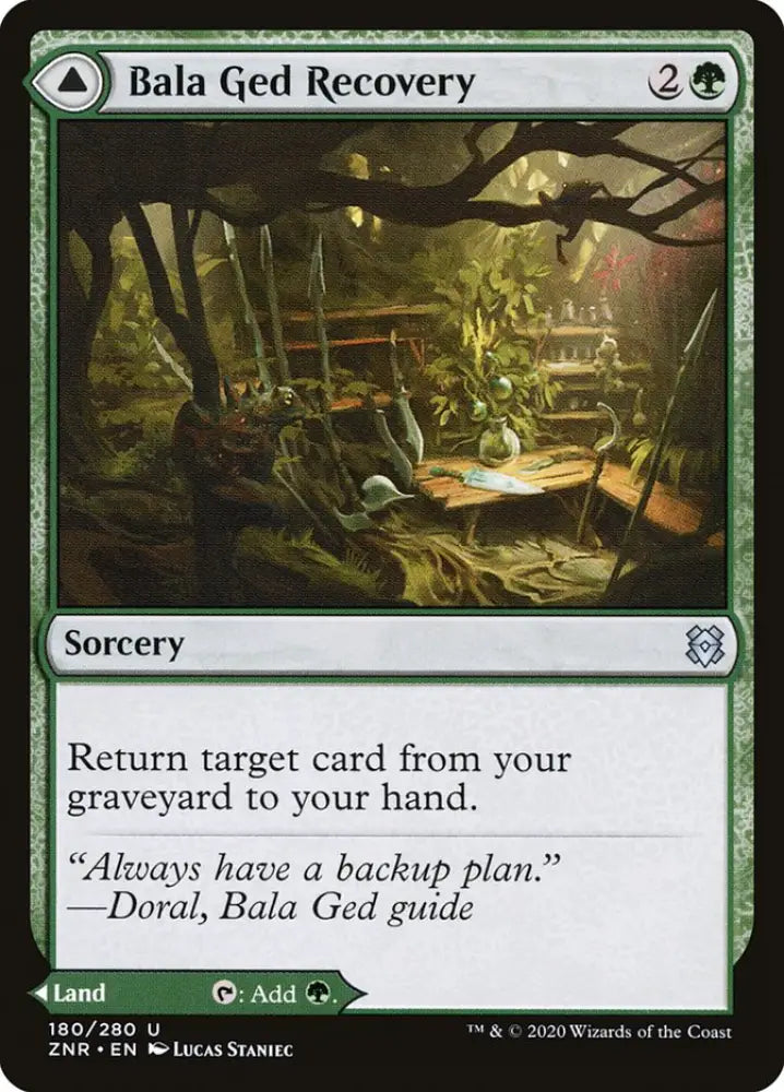 Bala Ged Recovery // Bala Ged Sanctuary [Zendikar Rising] - MTG Single